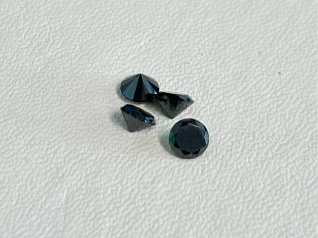 Diamant - 1.05 carat echte natuurlijke zwarte diamant (gecertificeerd) - afbeelding 2 van  2
