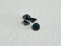 Diamant - 1.05 carat echte natuurlijke zwarte diamant (gecertificeerd) - afbeelding 2 van  2