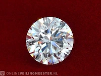 Diamant - 1.05 karaat briljant diamant (igi gecertificeerd)