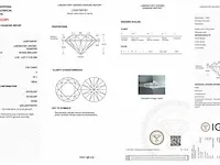 Diamant - 1.05 karaat briljant geslepen diamant (gecertificeerd) - afbeelding 3 van  4