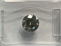 Diamant - 1.06 carat natuurlijk bruine diamant (gecertificeerd) - afbeelding 2 van  5