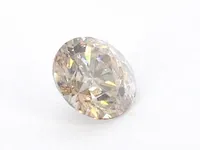 Diamant - 1.06 karaat echte champagne gekleurde diamant (gecertificeerd) - afbeelding 2 van  3