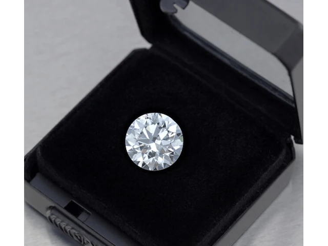 Diamant - 1.08 ct round brilliant ( igi gecertificeerd ) - afbeelding 1 van  4