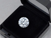 Diamant - 1.08 ct round brilliant ( igi gecertificeerd ) - afbeelding 1 van  4