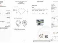 Diamant - 1.08 karaat diamant (igi gecertificeerd) - afbeelding 3 van  4