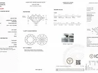 Diamant - 1.09 karaat diamant fancy vivid blue (igi gecertificeerd) - afbeelding 3 van  5