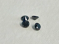 Diamant - 1.10 carat echte natuurlijke zwarte diamant (gecertificeerd) - afbeelding 1 van  4