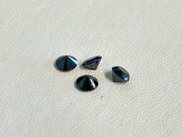 Diamant - 1.10 carat echte natuurlijke zwarte diamant (gecertificeerd) - afbeelding 2 van  4