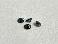 Diamant - 1.10 carat echte natuurlijke zwarte diamant (gecertificeerd) - afbeelding 2 van  4