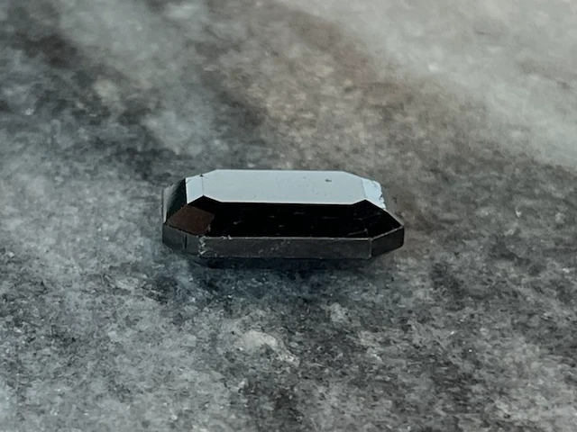 Diamant - 12.20 carat echte natuurlijke zwarte diamant - afbeelding 3 van  5
