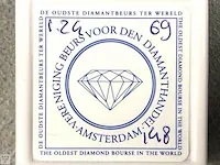 Diamant - 1.24 karat zwarte diamant (gecertificeerd) - afbeelding 2 van  2