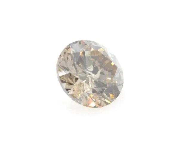 Diamant - 1.25 karaat echte cognac gekleurde diamant (gecertificeerd) - afbeelding 1 van  2