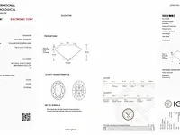 Diamant - 1.31 karaat echte diamant (gecertificeerd) - afbeelding 6 van  6