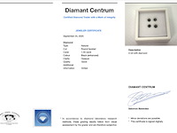 Diamant - 1.40 carat zwarte natuurlijke diamant - afbeelding 3 van  3