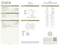 Diamant - 1.50 carat echte diamant (gecertificeerd) - afbeelding 3 van  5
