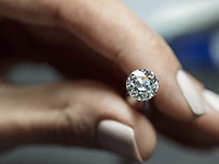 Diamant - 1.50 carat round brilliant ( igi gecertificeerd ) - afbeelding 3 van  4