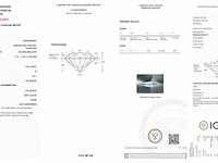 Diamant - 1.50 carat round brilliant ( igi gecertificeerd ) - afbeelding 4 van  4