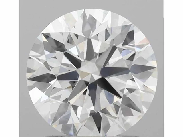 Diamant - 1.51 carat briljant geslepen diamant (gecertificeerd) - afbeelding 1 van  3