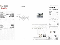 Diamant - 1.51 carat briljant geslepen diamant (gecertificeerd) - afbeelding 3 van  3