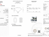 Diamant - 1.51 karaat kussenvorm geslepen diamant (gecertificeerd) - afbeelding 3 van  5