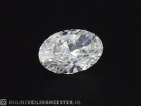 Diamant - 1.51 karaat ovaal geslepen diamant (gecertificeerd) - afbeelding 1 van  3