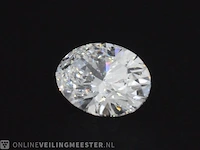 Diamant - 1.51 karaat ovaal geslepen diamant (gecertificeerd) - afbeelding 2 van  3