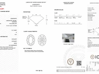 Diamant - 1.51 karaat ovaal geslepen diamant (gecertificeerd) - afbeelding 3 van  3