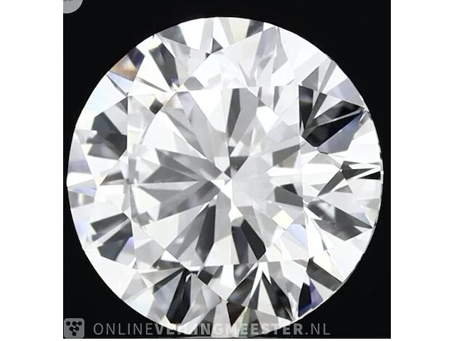 Diamant - 1.54 karaat briljant geslepen diamant (gecertificeerd) - afbeelding 1 van  6