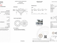 Diamant - 1.54 karaat briljant geslepen diamant (gecertificeerd) - afbeelding 3 van  6