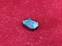 Diamant - 1.57 carat echte natuurlijke zwarte diamant in smaragd vorm (gecertificeerd) - afbeelding 3 van  5