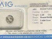 Diamant - 1.60 karaat echte diamant (gecertificeerd) - afbeelding 2 van  5