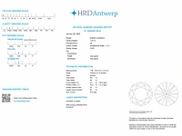 Diamant - 1.61 carat echte natuurlijke starcut briljant geslepen diamant (gecertificeerd) - afbeelding 3 van  5
