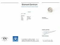 Diamant - 1.82 karaat echte champagne gekleurde diamant (gecertificeerd)