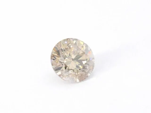 Diamant - 1.82 karaat echte champagne gekleurde diamant (gecertificeerd) - afbeelding 2 van  3