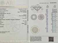 Diamant - 1.91 karaat echte diamant (gecertificeerd) - afbeelding 7 van  8