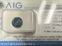 Diamant - 1.91 karaat echte diamant (gecertificeerd) - afbeelding 8 van  8