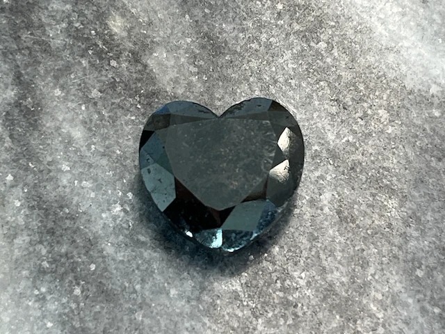 Diamant - 19.10 carat natuurlijke zwarte diamant - afbeelding 1 van  5
