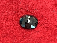 Diamant - 1.99 carat echte natuurlijke zwarte diamant in ovaal vorm (gecertificeerd) - afbeelding 2 van  2