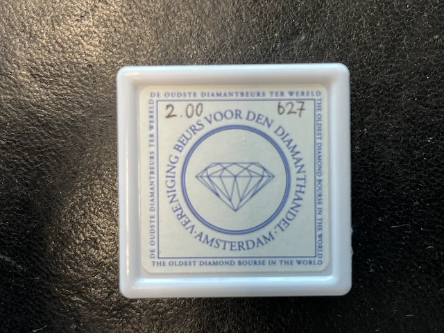 Diamant - 2.00 carat echte diamant - afbeelding 2 van  4