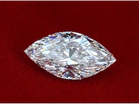 Diamant - 2.00 carat marquise geslepen diamant (gecertificeerd) - afbeelding 2 van  3
