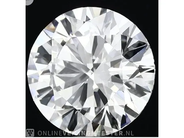 Diamant - 2.00 karaat briljant geslepen diamant (gecertificeerd) - afbeelding 1 van  4