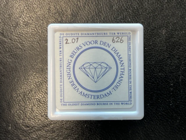 Diamant - 2.01 carat echte natuurlijke diamant - afbeelding 2 van  4