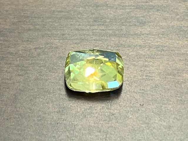 Diamant - 2.03 carat natuurlijke fancy geel gekleurde gia gecertificeerde diamant - afbeelding 4 van  6
