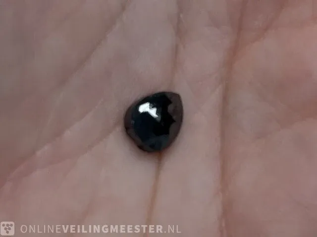 Diamant - 2.03 karaat echte natuurlijke zwarte diamant - afbeelding 2 van  2