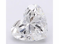 Diamant - 2.08 carat hart vorm geslepen diamant (gecertificeerd) - afbeelding 1 van  3
