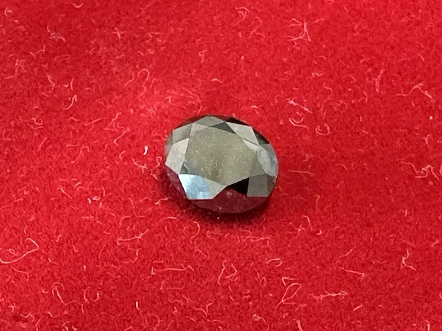 Diamant - 2.13 carat echte natuurlijke zwarte diamant in ovaal vorm (gecertificeerd) - afbeelding 1 van  6