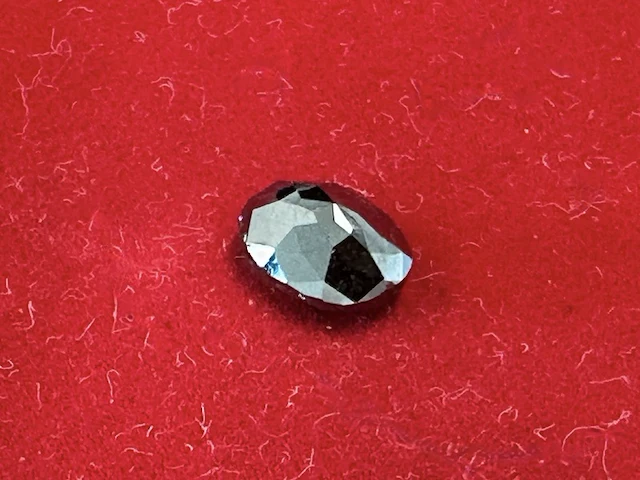 Diamant - 2.13 carat echte natuurlijke zwarte diamant in ovaal vorm (gecertificeerd) - afbeelding 3 van  6