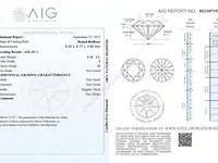 Diamant - 2.20 karaat echte diamant (gecertificeerd) - afbeelding 6 van  6