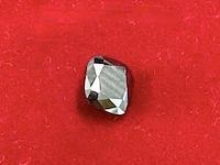 Diamant - 2.21 carat echte natuurlijke zwarte diamant in kussen vorm (gecertificeerd) - afbeelding 2 van  3