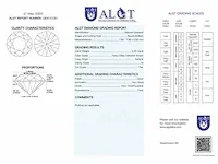 Diamant - 2.25 karaat echte diamant (gecertificeerd) - afbeelding 7 van  7